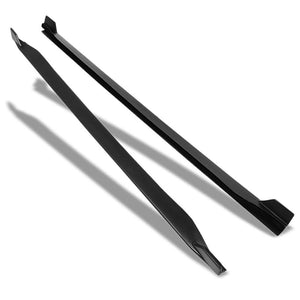 Under Board Pair Side Skirts Panel Extension Body Kit For 15-17 Ford Mustang-Exterior-BuildFastCar