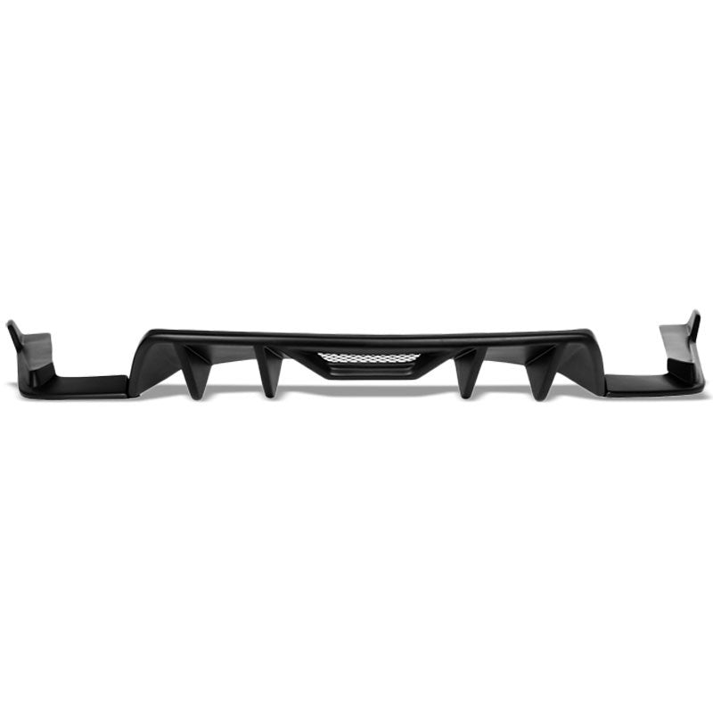 Quad Fin Style Rear Diffuser+Side Valance Race Body Kit For 15-17 Ford Mustang-Exterior-BuildFastCar