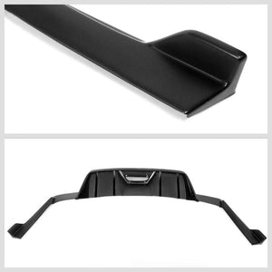 Quad Fin Style Rear Diffuser+Side Valance Race Body Kit For 15-17 Ford Mustang-Exterior-BuildFastCar