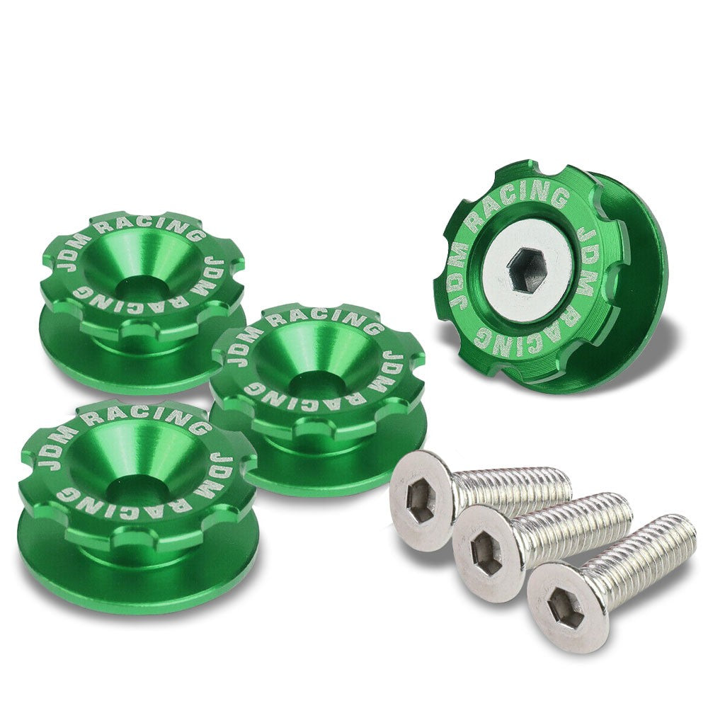 Green 11mm x 24mm Universal Bumper Quick Release Fastener