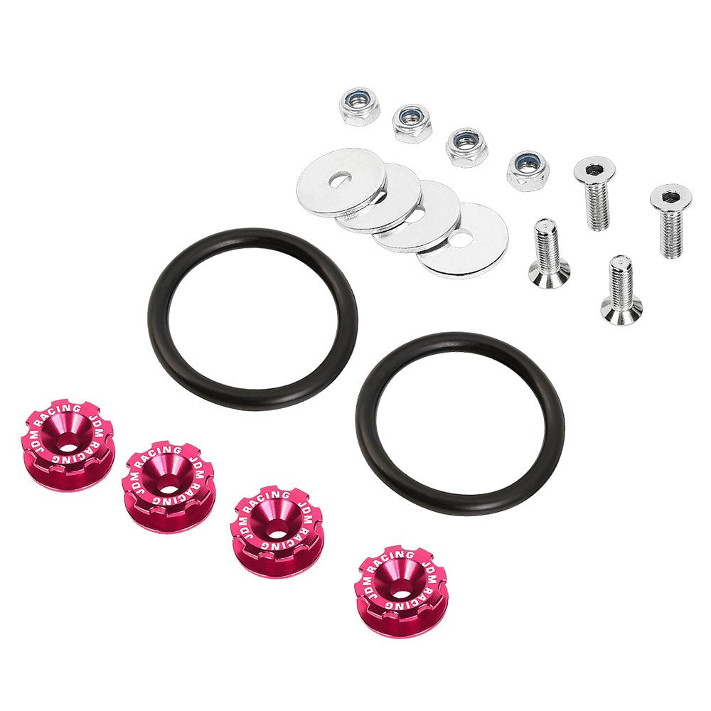 Pink 11mm x 24mm Universal Bumper Quick Release Fastener