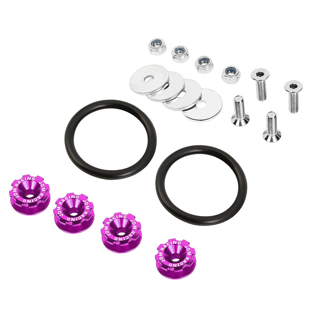 Purple 11mm x 24mm Universal Bumper Quick Release Fastener