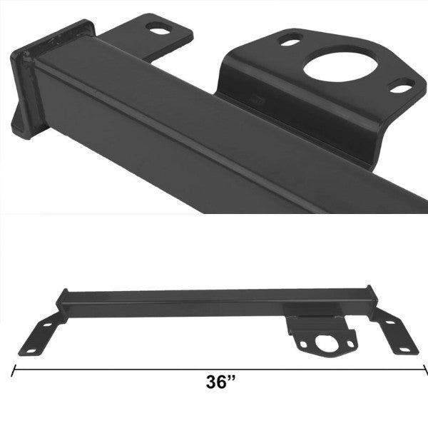 Black Steel Steering Stabilizer Brace Bar For 03-08 Ram 1500/2500/3500 4WD 4X4-Suspension-BuildFastCar