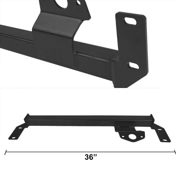 Black Steel Steering Stabilizer Brace/Bar Type1 For 03-08 Ram 1500/2500/3500 4WD-Suspension-BuildFastCar