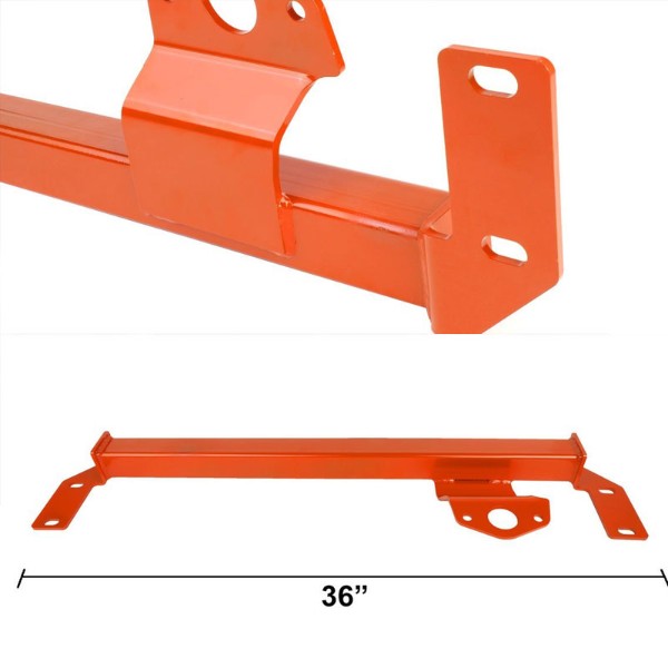 Red Steel Steering Stabilizer Brace/Bar Type 1 For 03-08 Ram 1500/2500/3500 4WD-Suspension-BuildFastCar