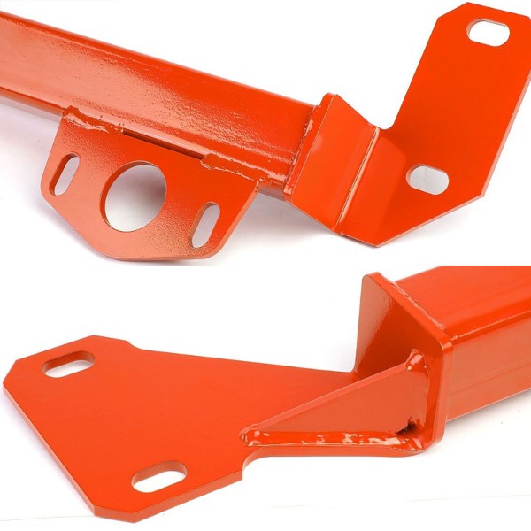 Red Steel Steering Stabilizer Brace/Bar For Dodge 94-02 Ram 1500/2500/3500 2WD-Suspension-BuildFastCar