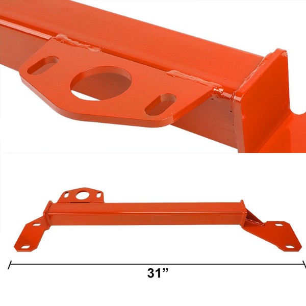 Red Steel Steering Stabilizer Brace/Bar For Dodge 94-02 Ram 1500/2500/3500 2WD-Suspension-BuildFastCar
