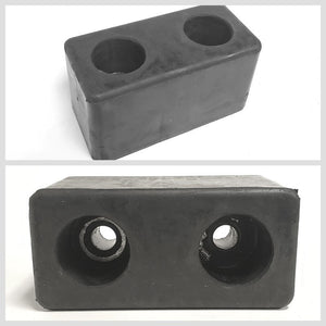 Molded Rubber Bumper Dock Buffer 6x3x3 For CHASSIS/TRAILERS/TRUCK/FLATBED/REEFER-Wheel Parts-BuildFastCar-BFC-MBUMP-01