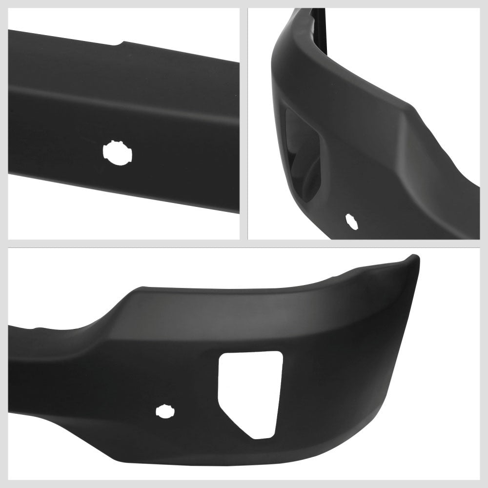 Black Front Bumper Face Bar W/Sensor/Fog Hole 16-19 Silverado 1500/LD BFC-BUMP-FR-CS16-FB-01-BK