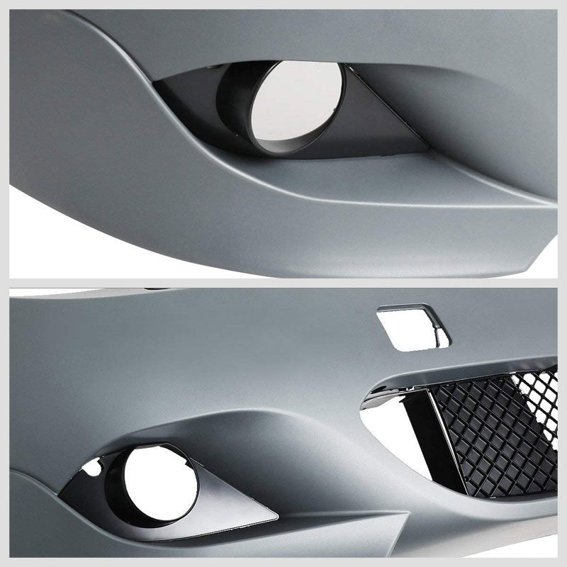 M-Tech Style Front Bumper+Lower Grille+Fog Light For 04-07 BMW 5-Series 4Dr-Exterior-BuildFastCar