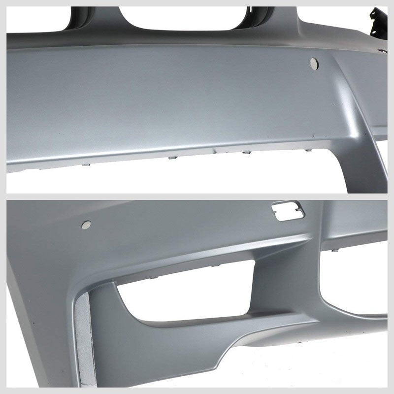 1M Style (W/PDC) Front Bumper+Lower Grille+Fog Light For 08-13 BMW E82 1-Series-Exterior-BuildFastCar