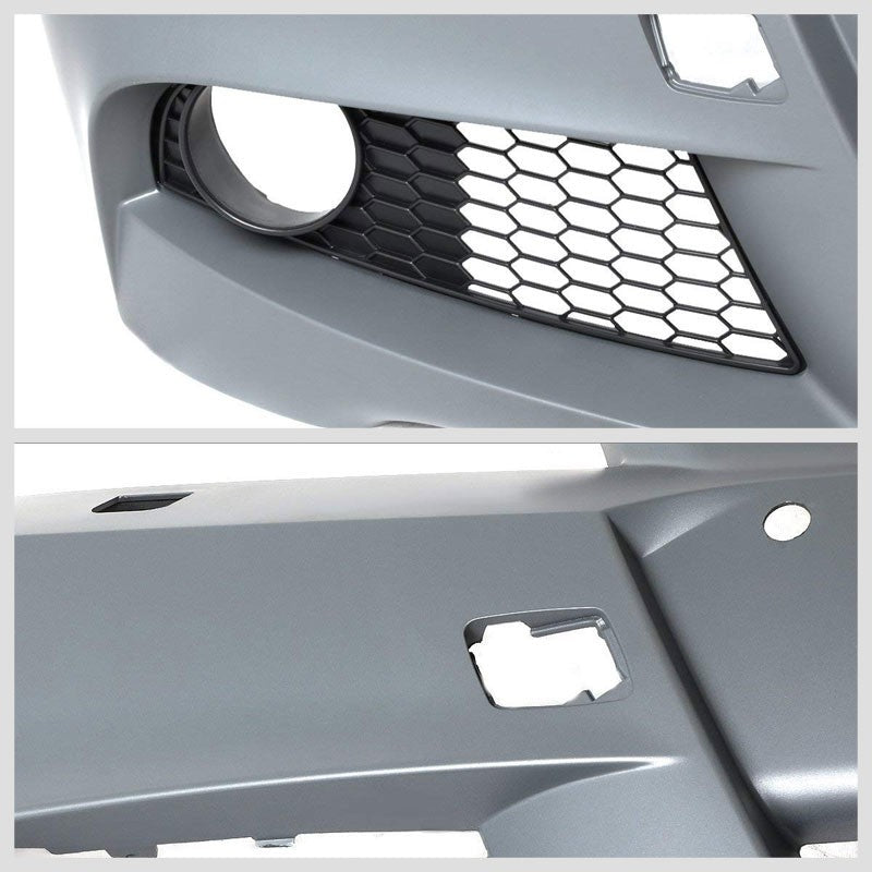 LCI M-Tech Style (W/PDC) Front Bumper+Lower Grille+Fog Light For 09-11 BMW E90-Exterior-BuildFastCar