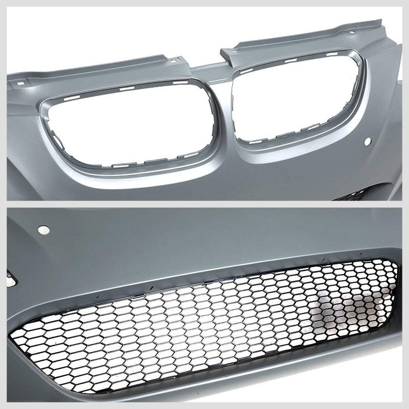 M-Tech Style (W/PDC) Front Bumper+Lower Grille+Fog Light For 07-10 3-Series E92-Exterior-BuildFastCar