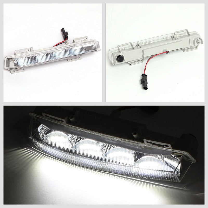 C63 Style (W/PDC) Front Bumper+Lower Grille+Fog Light For Benz 12-14 C-Class 4DR-Exterior-BuildFastCar
