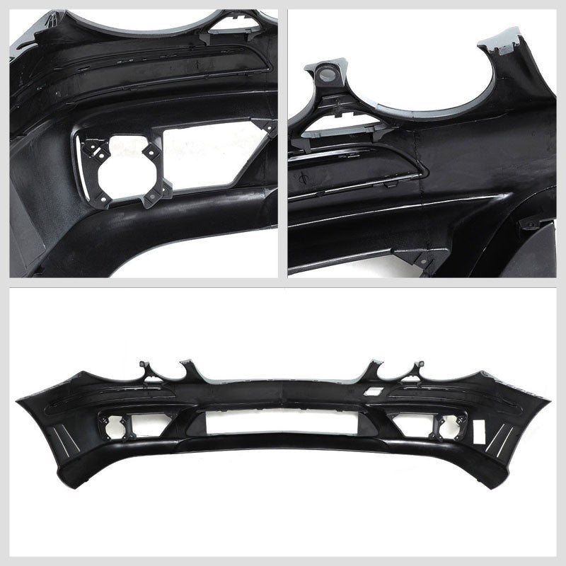 E63 Style (W/PDC) Front Bumper+Lower Grille+Fog Light For 07-09 Benz E-Class-Exterior-BuildFastCar