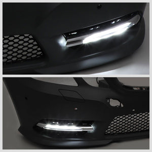 AMG Style (W/PDC) Front Bumper+Lower Grille+Fog Light For 10-13 Benz E-Class-Exterior-BuildFastCar