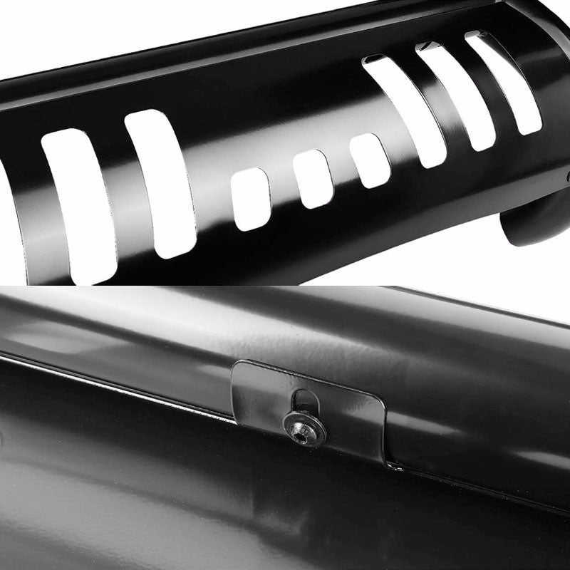 Black Bull Bar Push Bumper Grille Guard Skid Plate Kit For Chevy 04-12 Colorado-Exterior-BuildFastCar