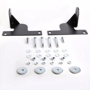 Black Bull Bar Push Bumper Grille Guard Skid Plate Kit For Chevy 04-12 Colorado-Exterior-BuildFastCar