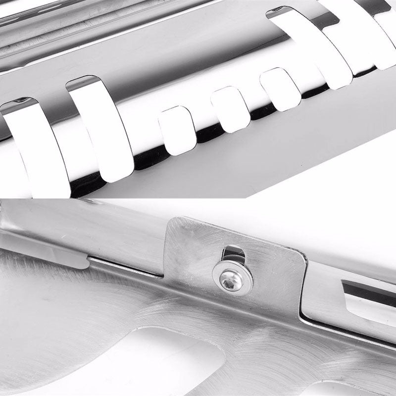Chrome Bull Bar Push Bumper Grille Guard Skid Plate Kit For Chevy 04-12 Colorado-Exterior-BuildFastCar