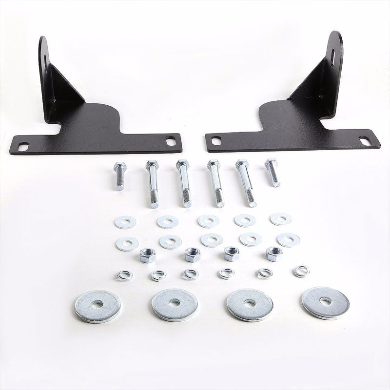 Chrome Bull Bar Push Bumper Grille Guard Skid Plate Kit For Chevy 04-12 Colorado-Exterior-BuildFastCar