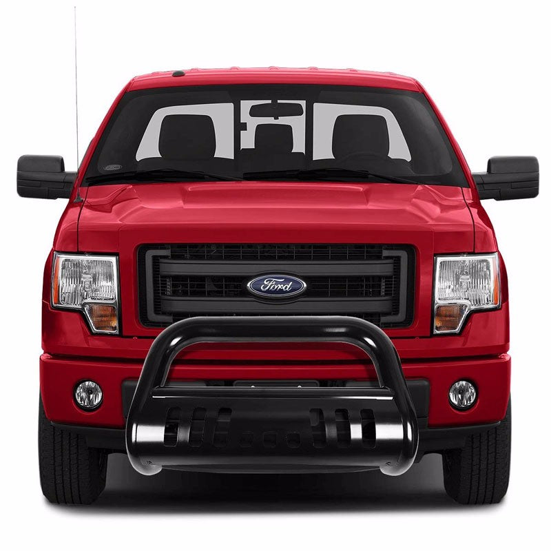 Black Bull Bar Bumper Grille Guard Skid Plate For Ford 97-04 F150/F250 Lightduty-Exterior-BuildFastCar