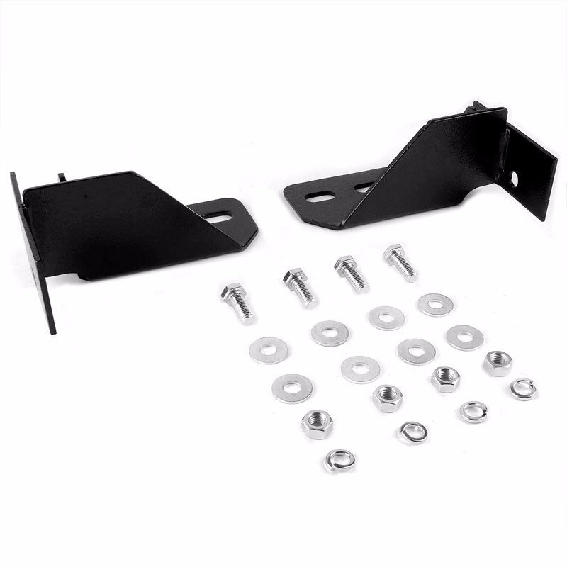Black Bull Bar Bumper Grille Guard Skid Plate Kit For Honda 06-14 Ridegline-Exterior-BuildFastCar