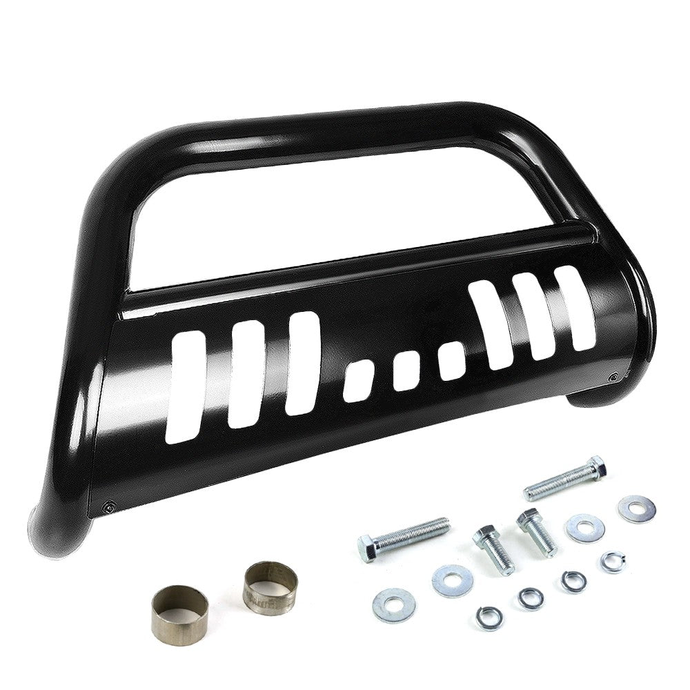 Black Bull Push Bar Bumper Grille Guard Skid Plate Kit For Nissan 04-15 Titan-Exterior-BuildFastCar