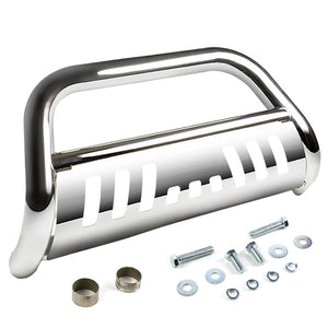 Chrome Bull Bar Push Bumper Grille Guard Skid Plate Kit For Nissan 04-15 Titan-Exterior-BuildFastCar