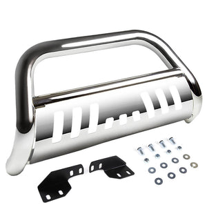 Chrome Bull Bar Push Bumper Grille Guard Skid Plate Kit For Toyota 07-16 Tundra-Exterior-BuildFastCar