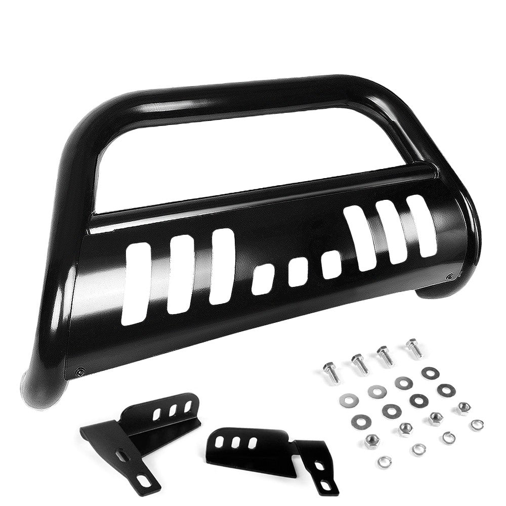 Black Bull Push Bar Bumper Grille Guard Skid Plate Kit For Toyota 10-16 4Runner-Exterior-BuildFastCar