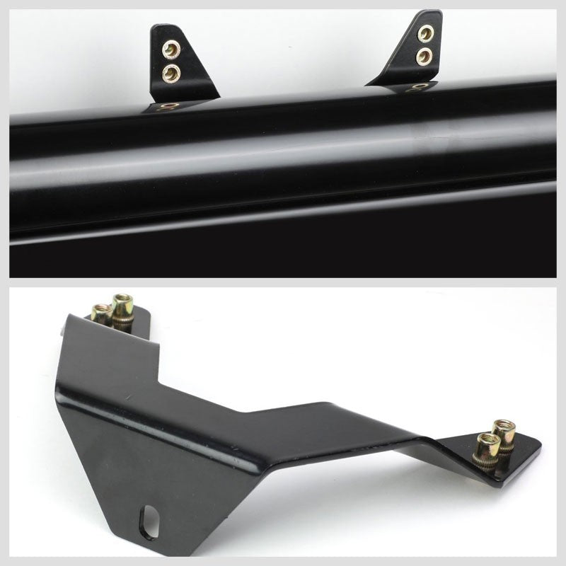 Black Bull Bar/Bumper Grille Guard US License Plate Bracket Relocation Kit