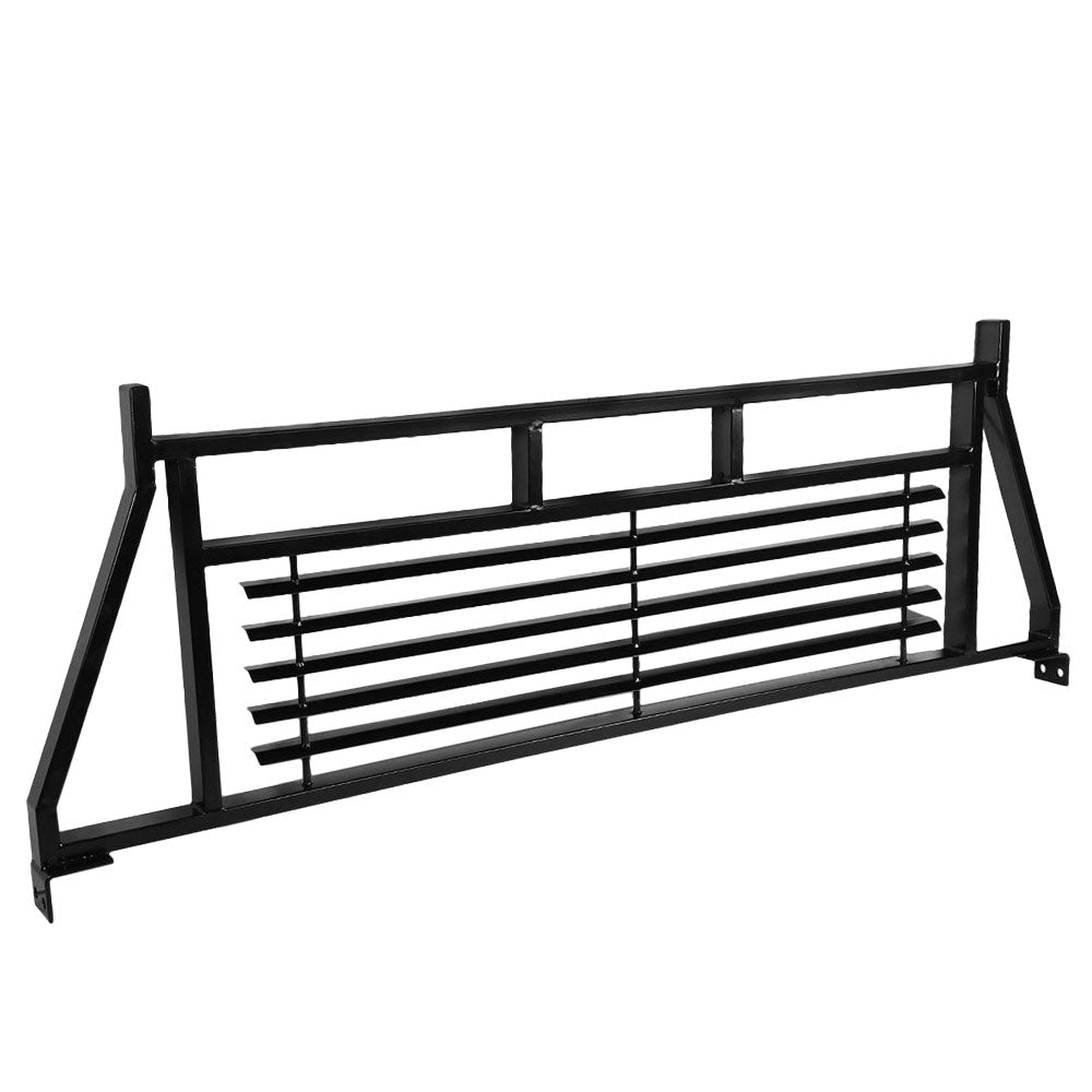 Black Pickup Cab Bed Window Guard Headache Rack For 09-20 Ram 1500/F-150/Tundra