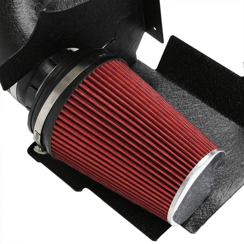 High Flow Black Cold Air Intake Kit+Heat Shield For Cadillac Escalade/EXT GMT800-Performance-BuildFastCar