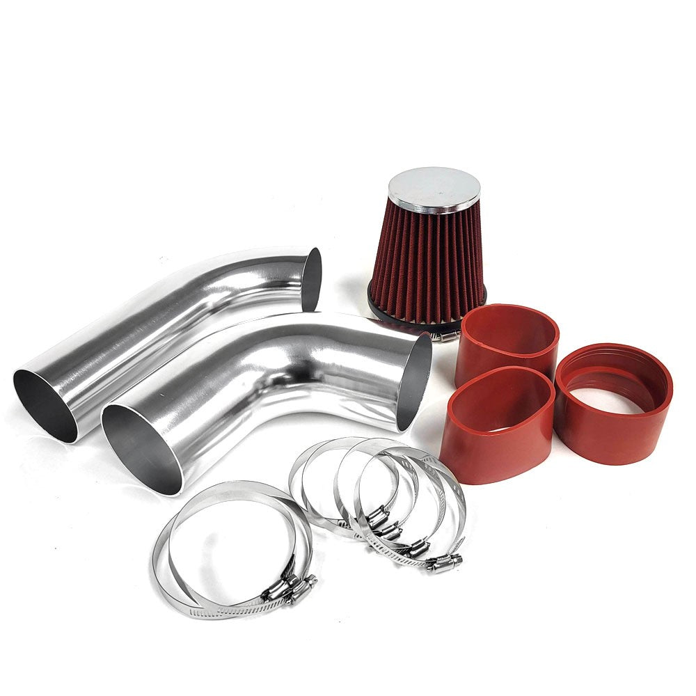 Cold Air Intake Kit Polish Pipe 89-93 Ford Mustang 5.0L V8 BFC-CAI-FD001R
