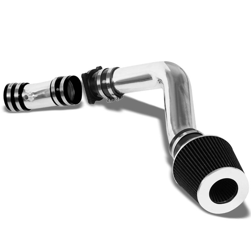 Polish Cold Air Intake+Black Filter For Nissan 02-06 Altima/04-05 Maxima 3.5L V6-Performance-BuildFastCar