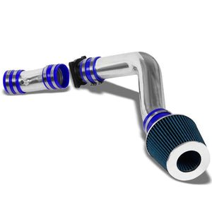 Polish Cold Air Intake+Blue Filter For Nissan 02-06 Altima/04-05 Maxima 3.5L V6-Performance-BuildFastCar