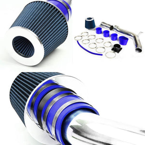 Polish Cold Air Intake+Blue Filter For Nissan 02-06 Altima/04-05 Maxima 3.5L V6-Performance-BuildFastCar