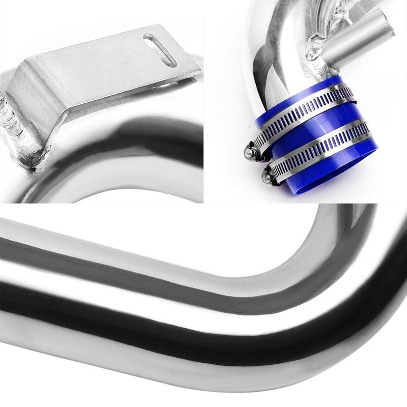Cold Air Intake Kit Polish Pipe/Blue Filter For Scion 04-06 xA/xB Base 1.5L DOHC-Performance-BuildFastCar