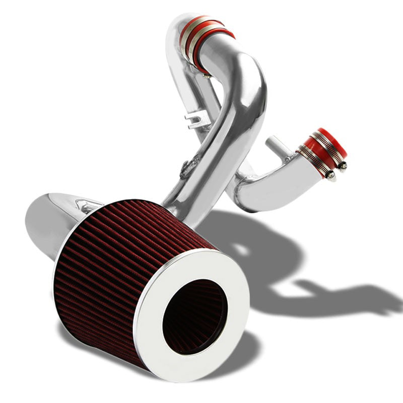 Cold Air Intake Kit Polish Pipe/Red Filter For Scion 04-06 xA/xB Base 1.5L DOHC-Performance-BuildFastCar