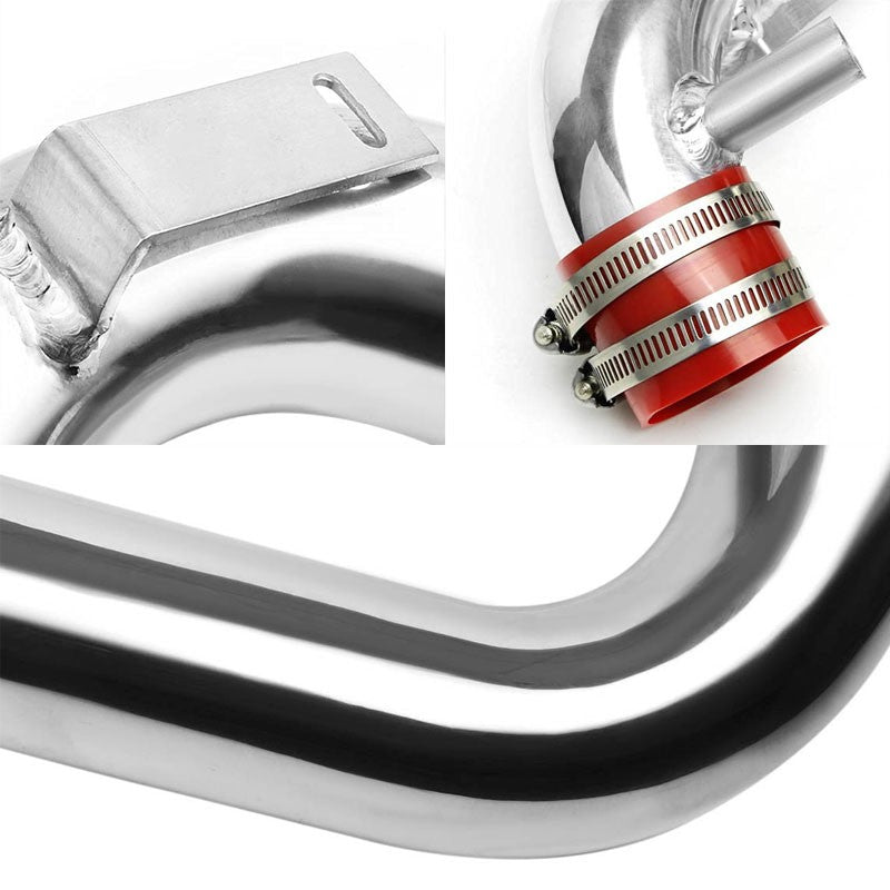 Cold Air Intake Kit Polish Pipe/Red Filter For Scion 04-06 xA/xB Base 1.5L DOHC-Performance-BuildFastCar