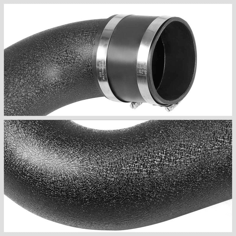 Black Cold Air Induction Intake+Heat Shield For Jeep 99-04 Grand Cherokee V8-Performance-BuildFastCar