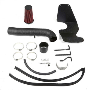 Black Cold Air Induction Intake+Heat Shield For Jeep 99-04 Grand Cherokee V8-Performance-BuildFastCar