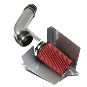 Cold Air Intake Kit Silver Pipe+Heat Shield For Chevy/GMC 96-00 C/K-Series/Tahoe-Performance-BuildFastCar