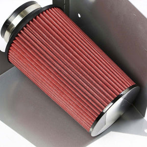 Cold Air Intake Kit Silver Pipe+Heat Shield For Chevy/GMC 96-00 C/K-Series/Tahoe-Performance-BuildFastCar