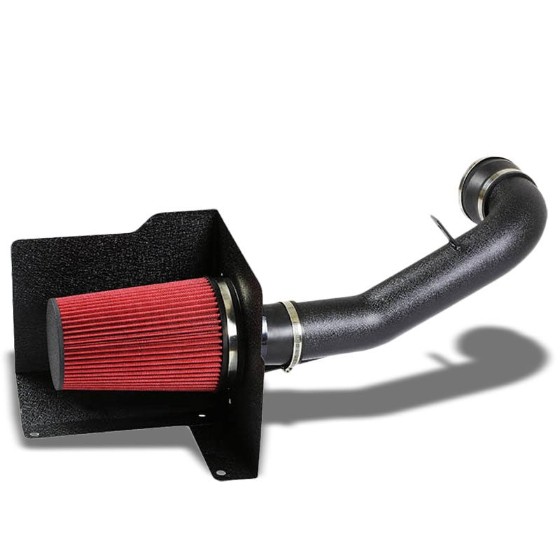 Cold Air Intake Kit Black Pipe+Heat Shield For Chevy/GMC 07-09 Yukon/Sierra 1500-Performance-BuildFastCar