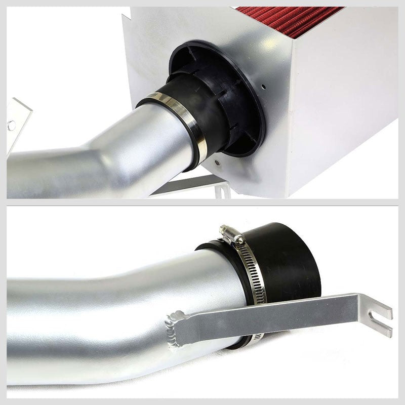 Cold Air Intake Kit Silver Pipe+Heat Shield For Chevy/GMC 07-09 Yukon/Sierra-Performance-BuildFastCar