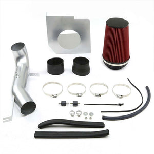 Cold Air Intake Kit Silver Pipe+Heat Shield For Chevy/GMC 07-09 Yukon/Sierra-Performance-BuildFastCar