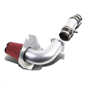Polished Silver Aluminum Cold Air Intake+Heat Shield For Ford 94-95 Mustang 5.0L-Performance-BuildFastCar