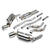 4.5" Dual Slant Roll Muffler Tip Exhaust Catback System TYP-3 For 03-09 350Z V6-Performance-BuildFastCar