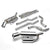 Catback System 4.5" Dual Roll Slant Tip 09-19 370Z Z34 3.7L V6 DOHC BFC-CATB-NIS370ZDT3
